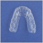 Clear appliance from Esthetic Designs dental lab